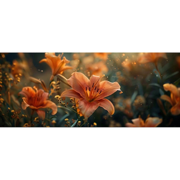 triptyque tableau fleurs