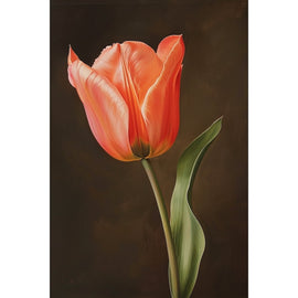 Peinture Tulipe, art mural décoration nature