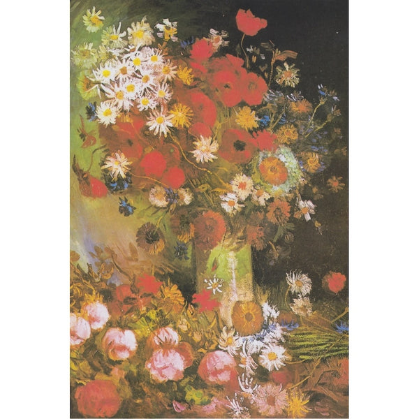 Tableau Van Gogh Fleur Bleue, art mural décoration nature